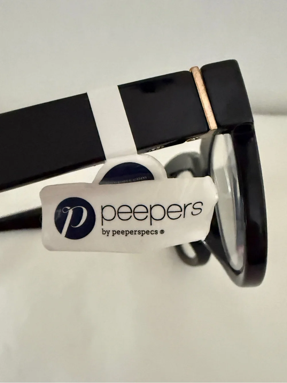 Peepers Bravado Focus Blue Light Reading Glasses +2.00 Black NWT Case Included